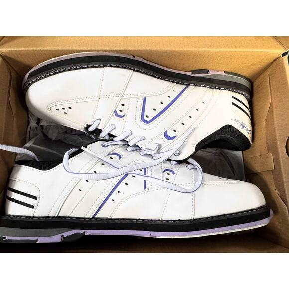 Women’s Bowling Shoe Size 11 KR Strikeforce Quest White/Purple NIB - Picture 1 of 5